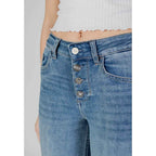 Liu Jo Blue Cotton Bootcut Jean