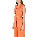 Liu Jo Orange Lyocell Waistcoat