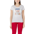 Liu Jo Bicolor Cotton T-Shirt