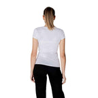 Armani Exchange White Cotton T-Shirt