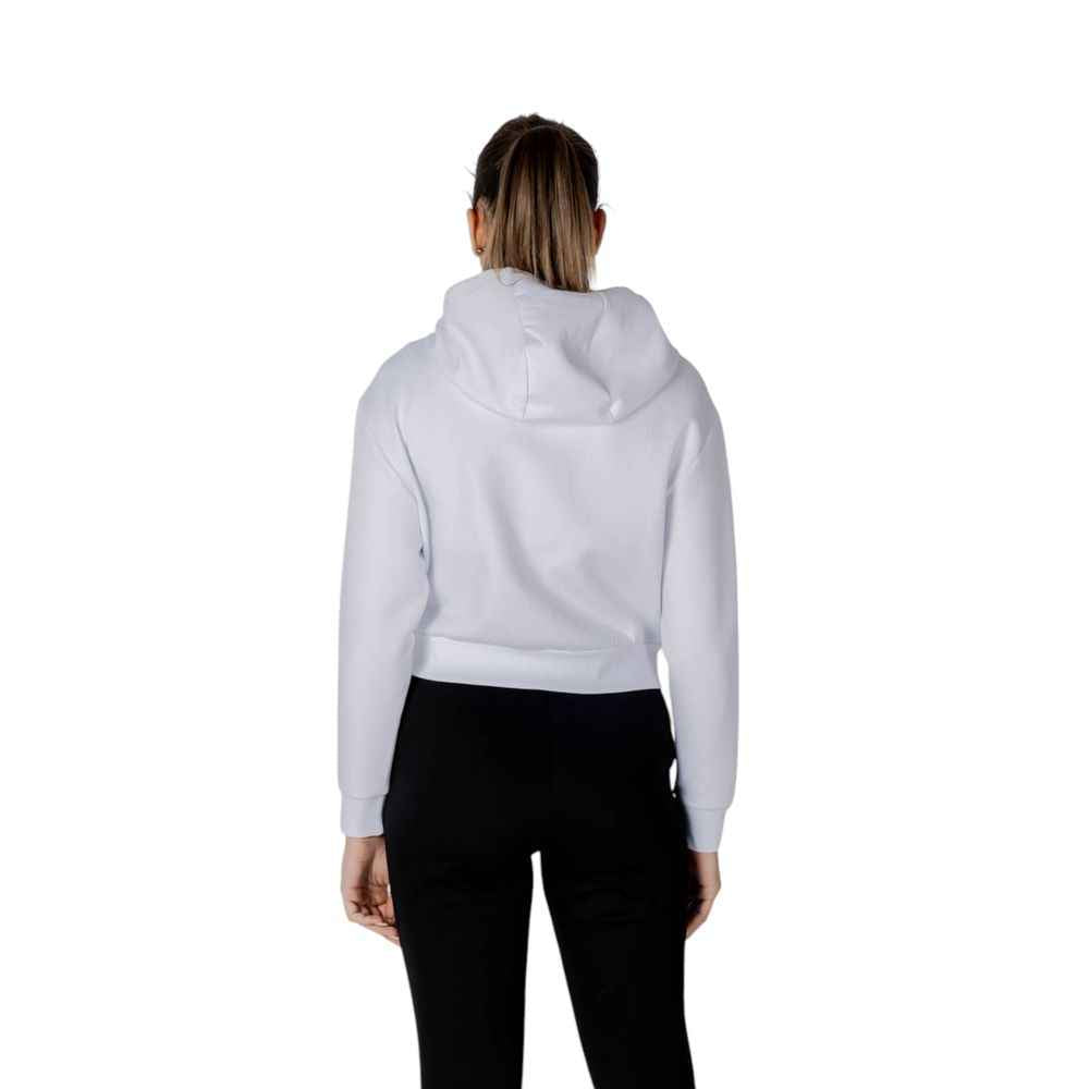 Armani Exchange White Cotton Hoody