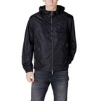 Armani Exchange Black Polyamide Jackets & Coat
