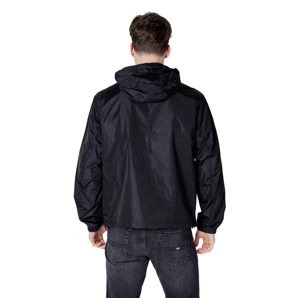 Armani Exchange Black Polyamide Jackets & Coat