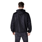 Armani Exchange Black Polyamide Jackets & Coat