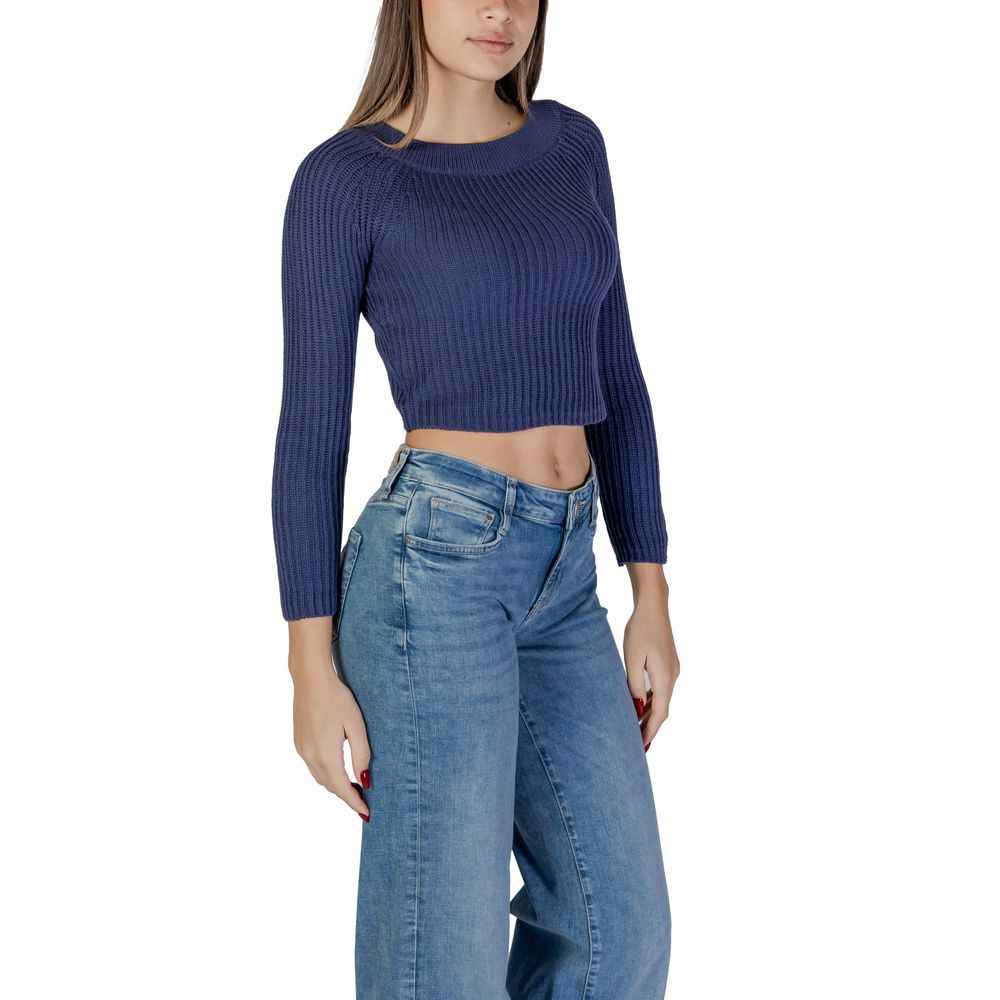 Jacqueline De Yong Light Blue Marabou Sportswear