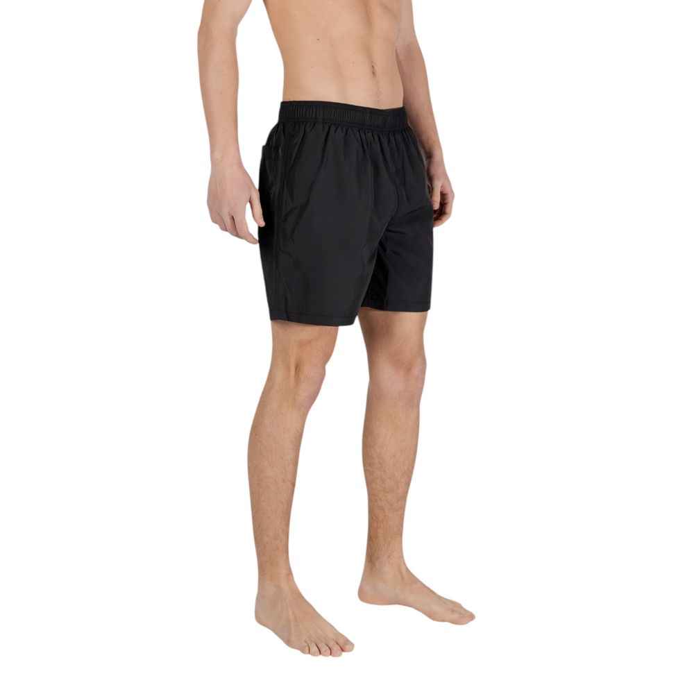 Armani Exchange Black Polyester Swim Short