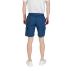 Hugo Boss Blue Cotton Bermuda