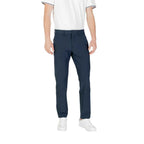 Hugo Boss Blue Polyester Skinny Pant