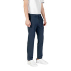 Hugo Boss Blue Polyester Skinny Pant