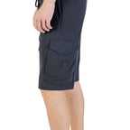 Hugo Boss Blue Polyester Bermuda Shorts