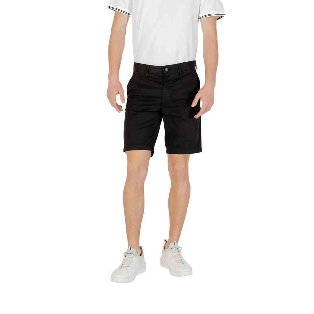 Hugo Boss Black Cotton Bermuda