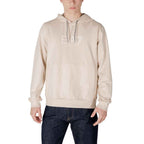 EA7 Emporio Armani Beige Cotton Hoody