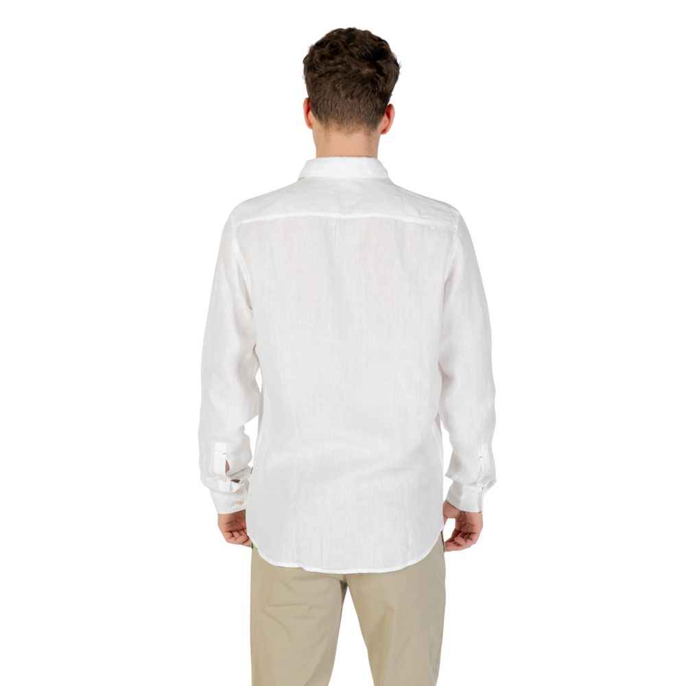Hugo Boss White Linen Shirt