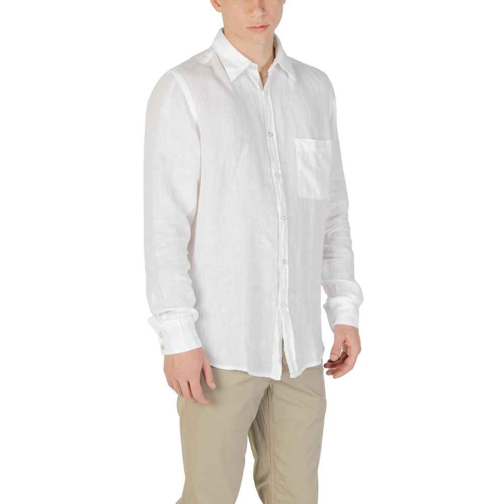 Hugo Boss White Linen Shirt
