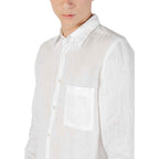 Hugo Boss White Linen Shirt
