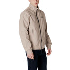 EA7 Emporio Armani Beige Polyamide Jackets & Coat