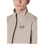 EA7 Emporio Armani Beige Polyamide Jackets & Coat
