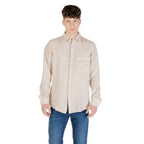 Hugo Boss Beige Linen Shirt