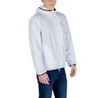 EA7 Emporio Armani White Polyester Jackets & Coat