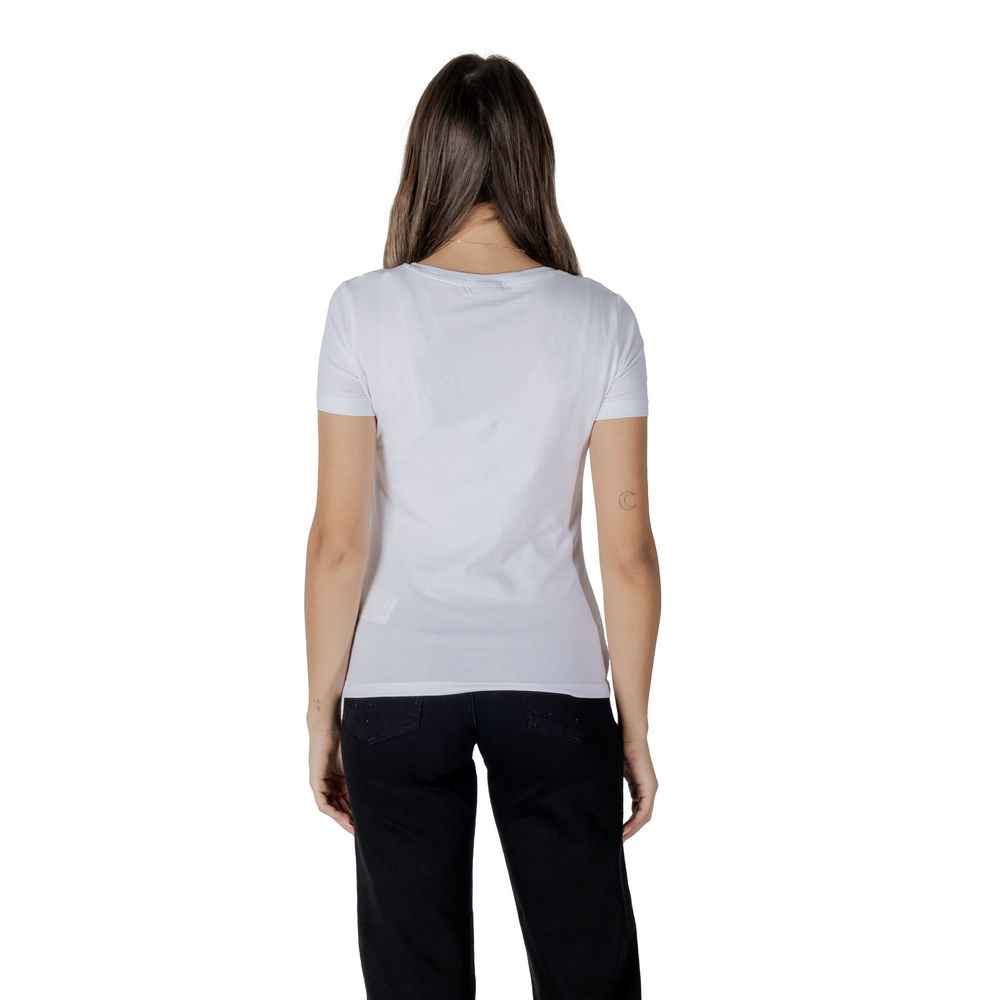 EA7 Emporio Armani White Cotton T-Shirt