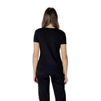 EA7 Emporio Armani Black Cotton T-Shirt