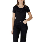 EA7 Emporio Armani Black Cotton T-Shirt