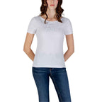 EA7 Emporio Armani White Cotton T-Shirt