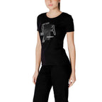 EA7 Emporio Armani Black Cotton T-Shirt