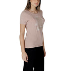 EA7 Emporio Armani Pink Cotton T-Shirt