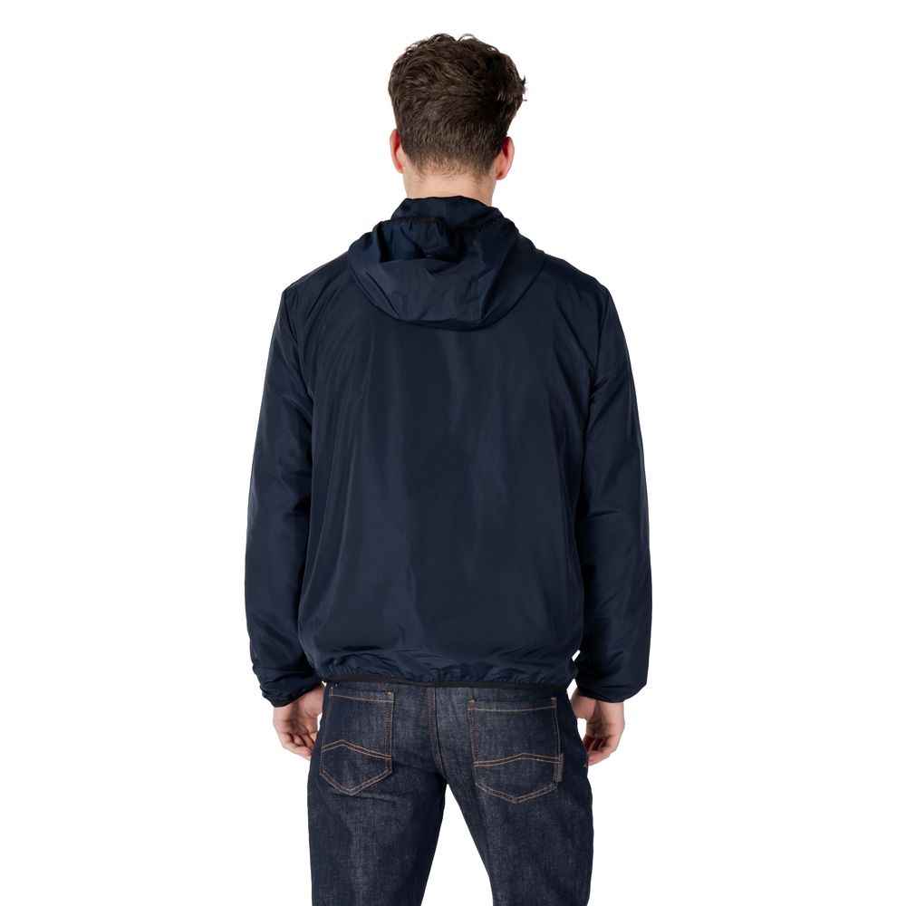 EA7 Emporio Armani Blue Polyester Jackets & Coat