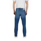 Replay Blue Cotton Slim Fit Jean