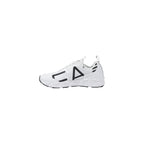 EA7 Emporio Armani Black And White Polyester Athletic Sneakers