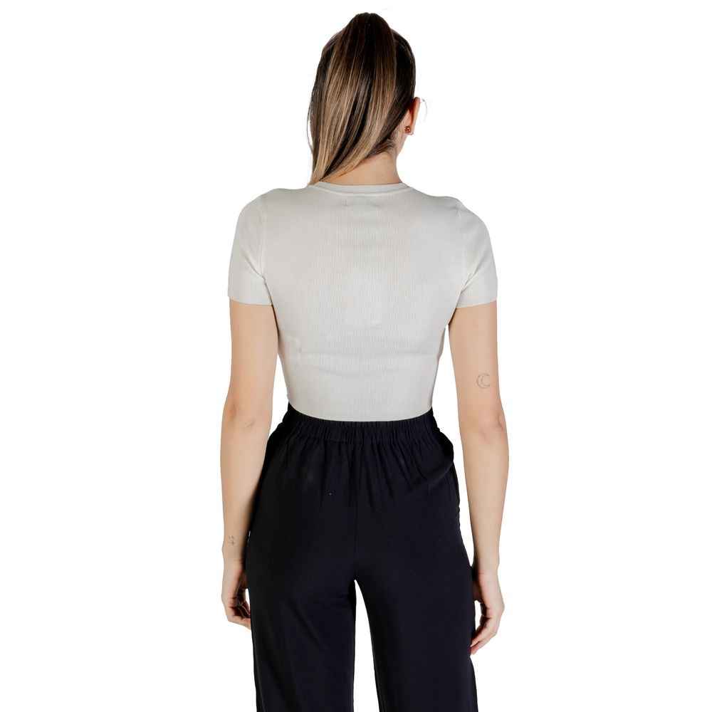 Jacqueline De Yong White Viscose Sweater