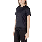 Jacqueline De Yong Black Cotton T-Shirt