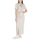 Jacqueline De Yong Bicolor Viscose Skirt