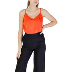 Vero Moda Red Viscose Tank Top