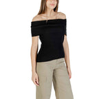 Only Black Polyester Sweater