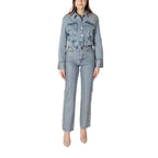 Only Light Blue Organic Cotton Jackets & Coat