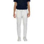 Jeckerson White Cotton Skinny Pant