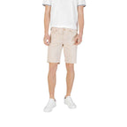 Jeckerson Beige Cotton Bermuda