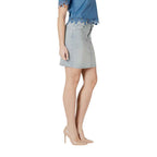 Morgan De Toi Blue Cotton Mini