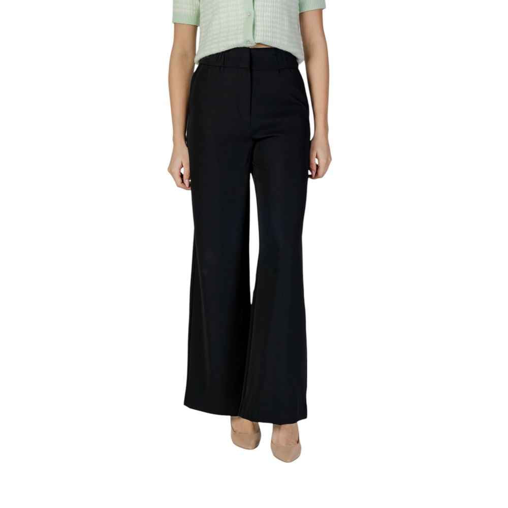 Morgan De Toi Black Polyester Pant