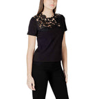 Morgan De Toi Black Cotton T-Shirt