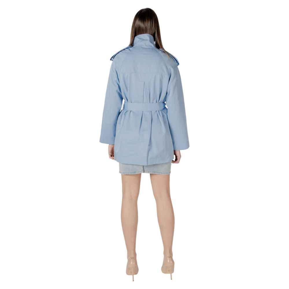 Morgan De Toi Blue Cotton Parka