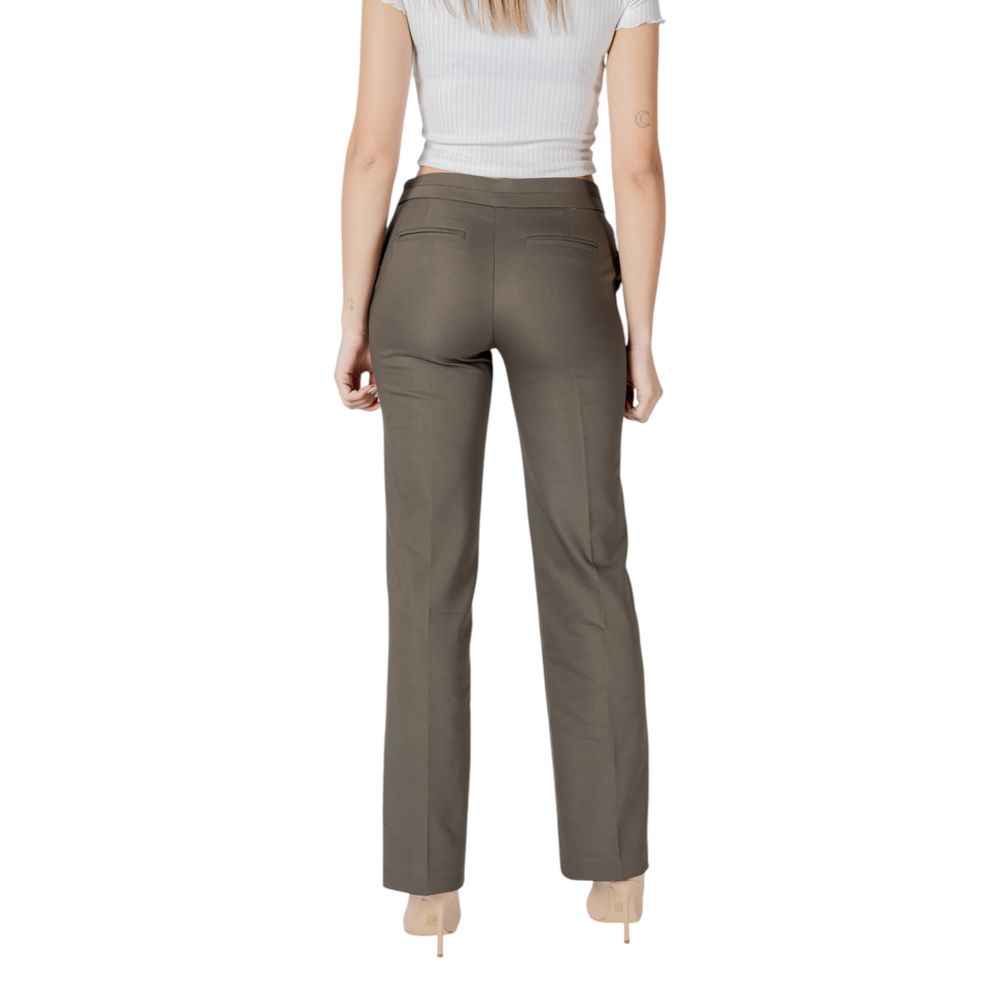 Morgan De Toi Green Cotton Pant