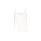 Morgan De Toi Cream Viscose Tank Tops