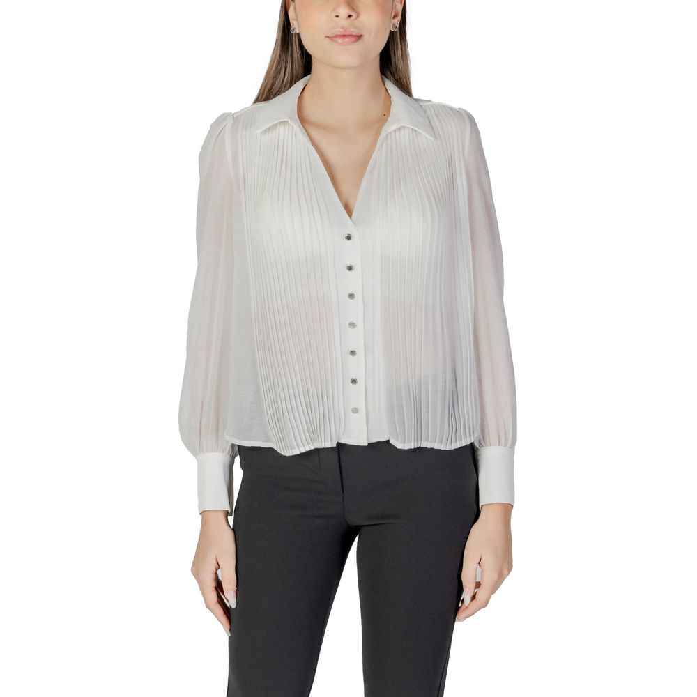 Morgan De Toi White Polyester Shirt