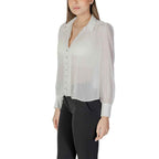 Morgan De Toi White Polyester Shirt