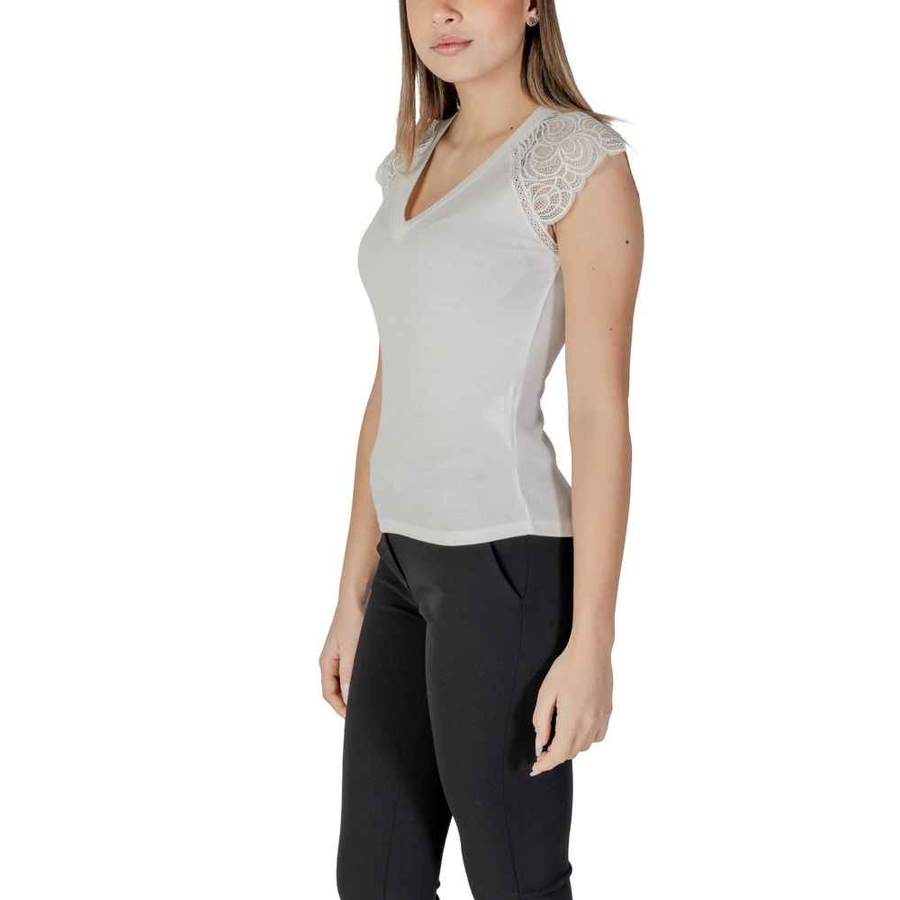 Morgan De Toi White Recycled Polyester Tank Top