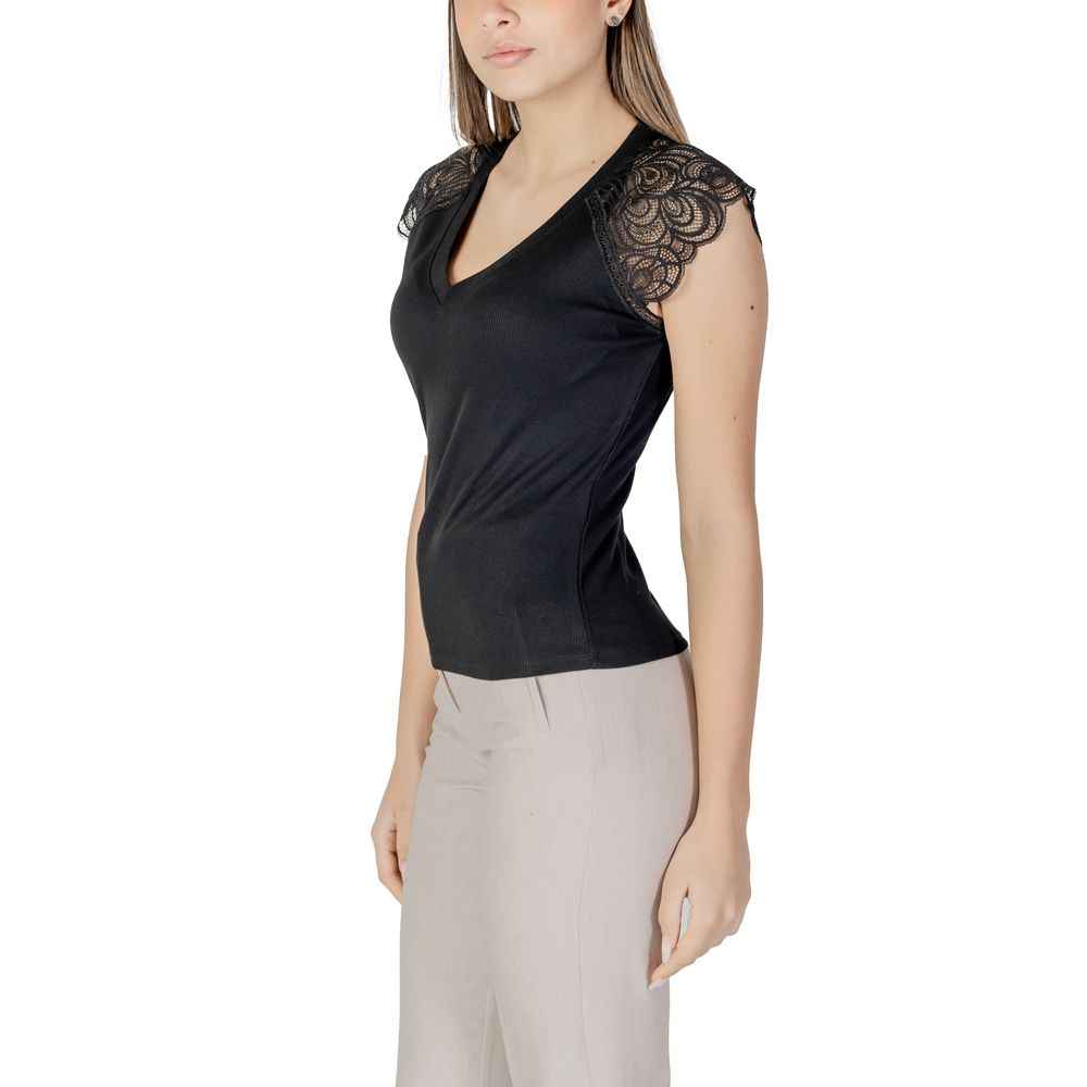 Morgan De Toi Black Recycled Polyester Tank Top